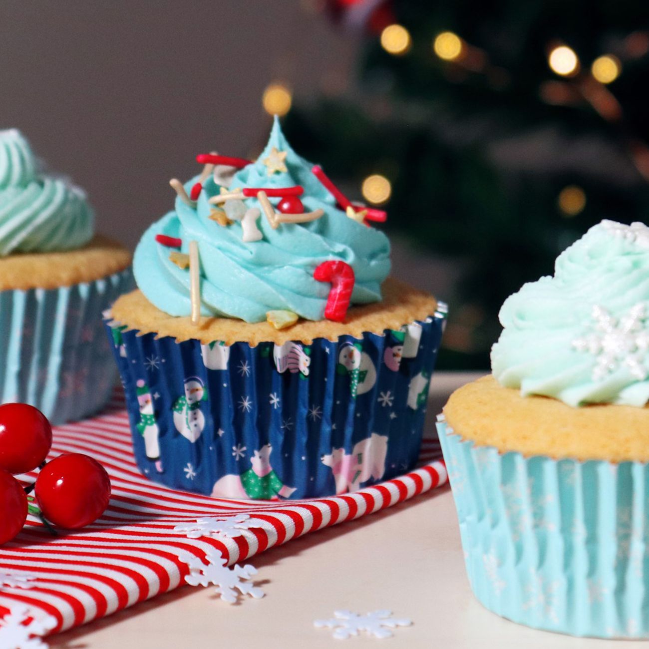 PME Muffinsformar med Folie Snögubbar