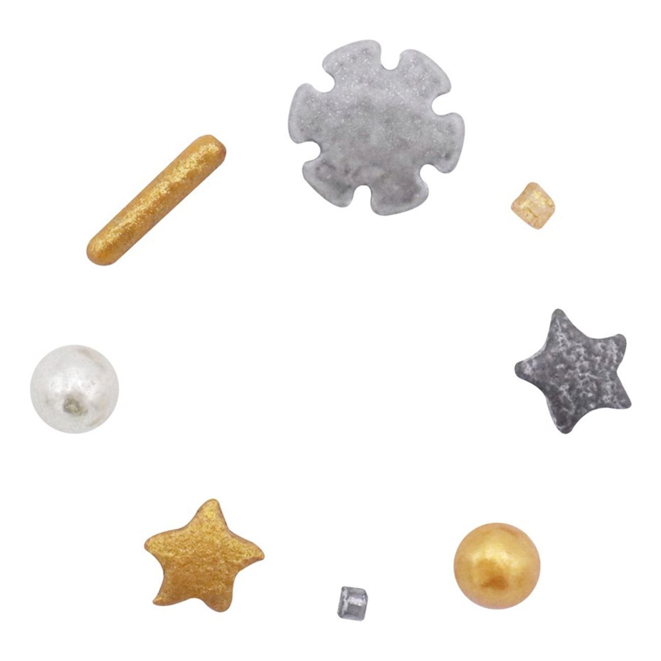 PME Strösselmix Guld/Silver Sparkle