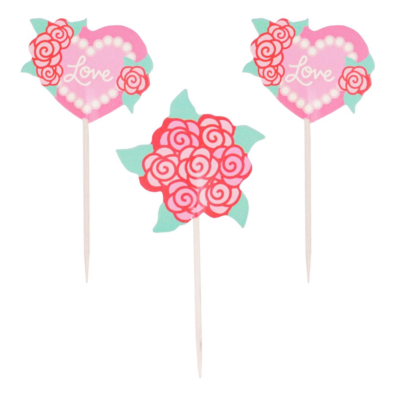 PME Tårtdekorationer Love Roses