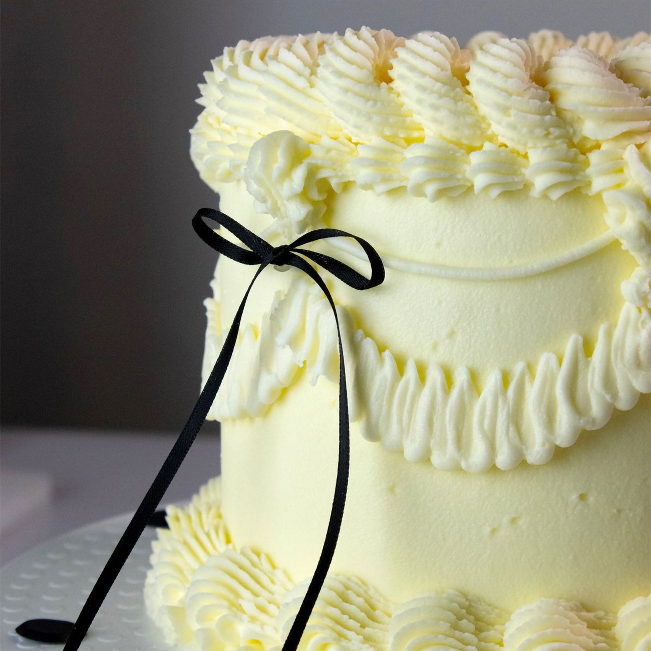 PME Tårtdekorationer med Rosett Svart