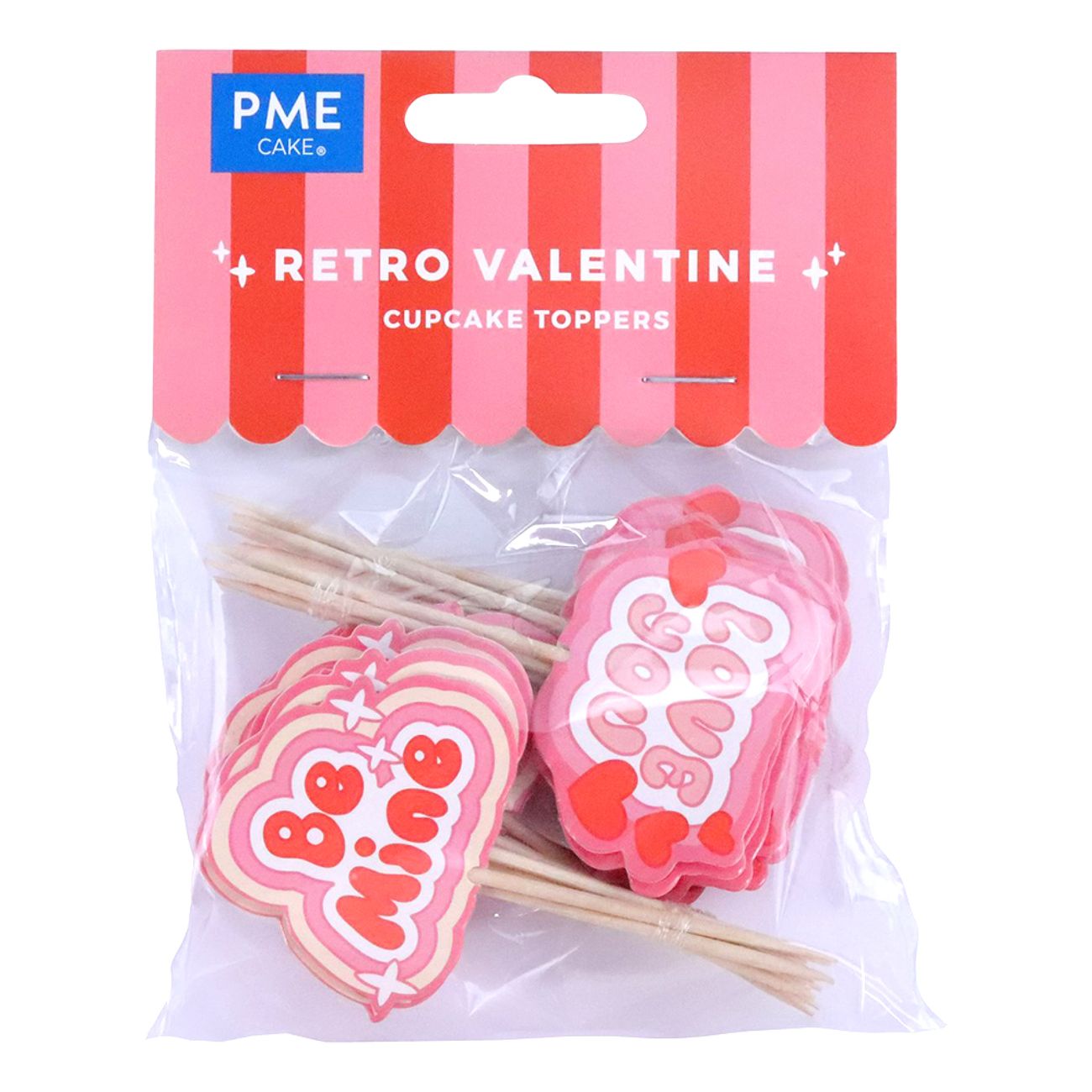 PME Tårtdekorationer Retro Valentine