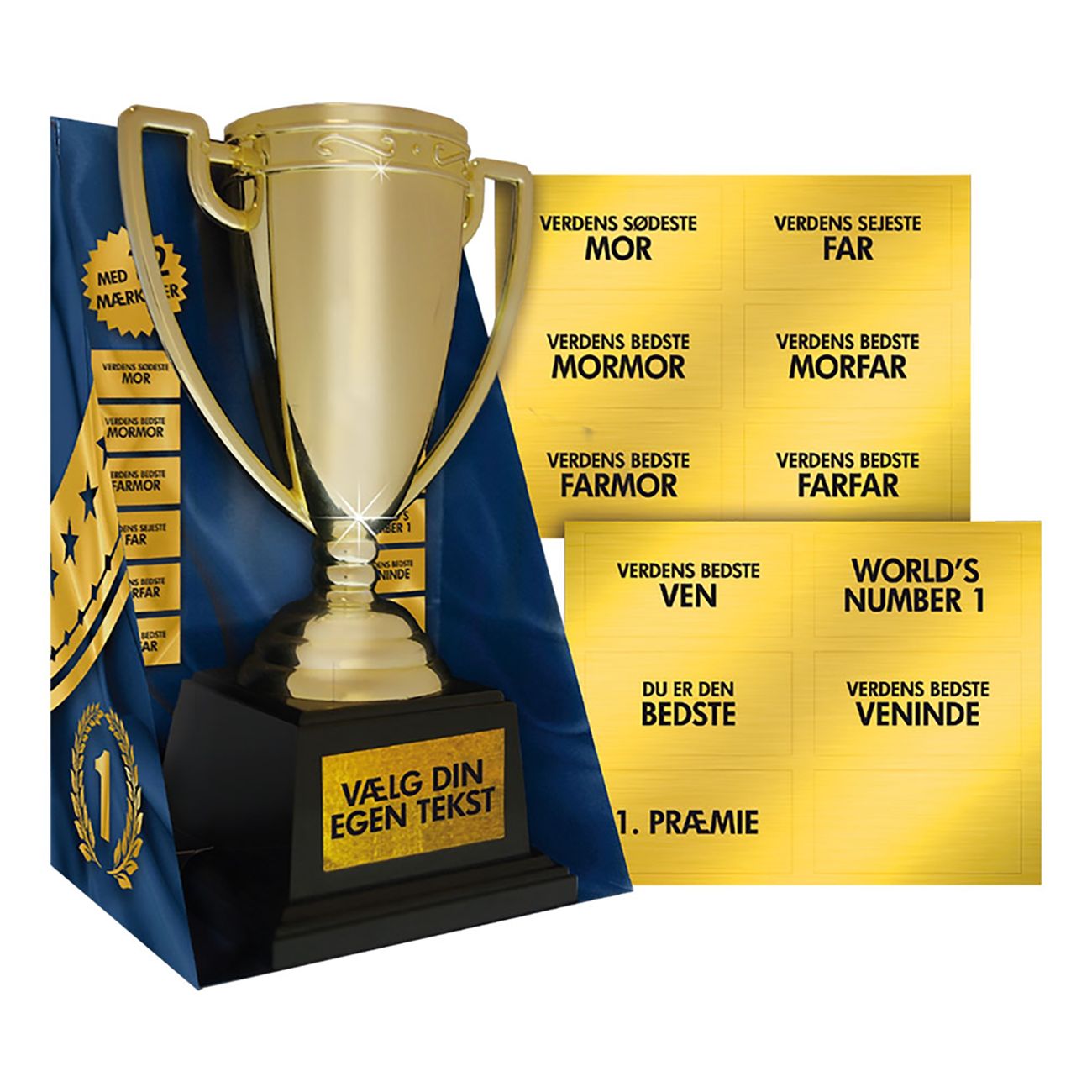 Pokal med Valgfri Tekst