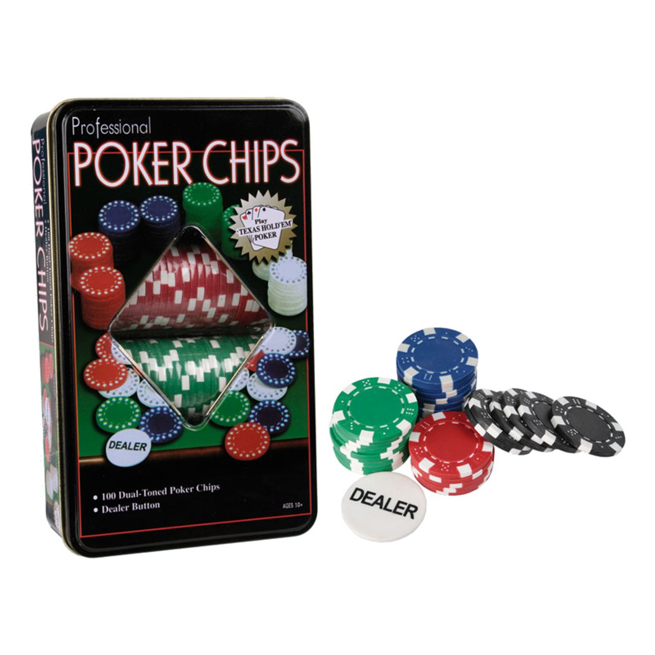 Pokerchips 100 marker