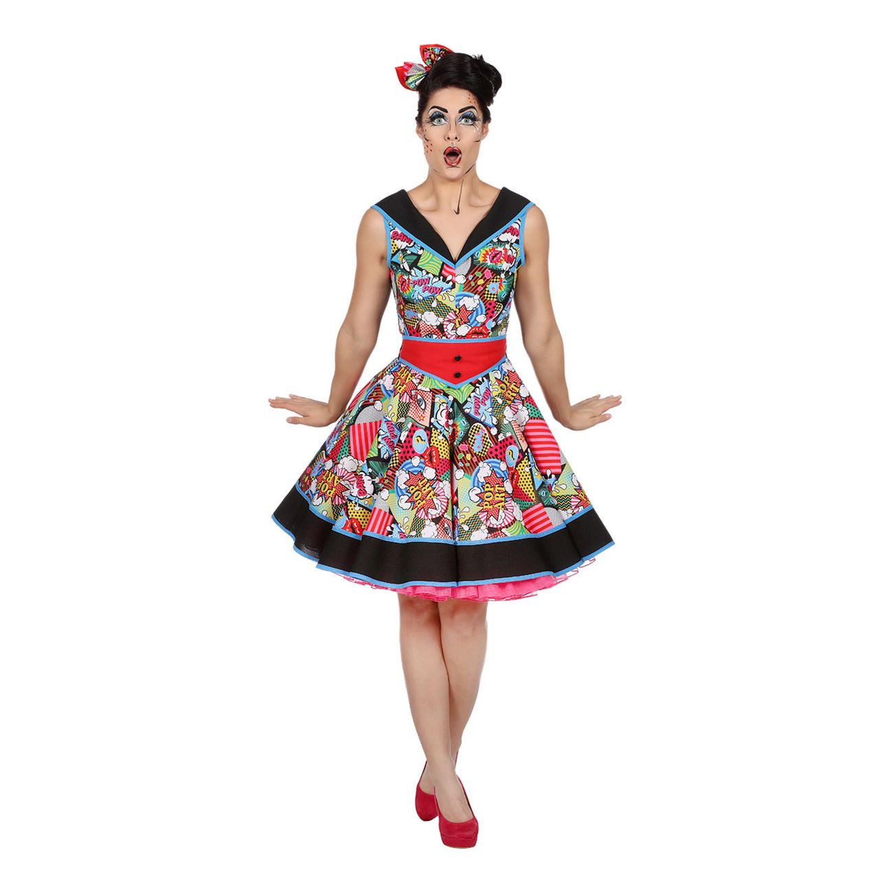 Pop Art -mekko Naamiaisasu