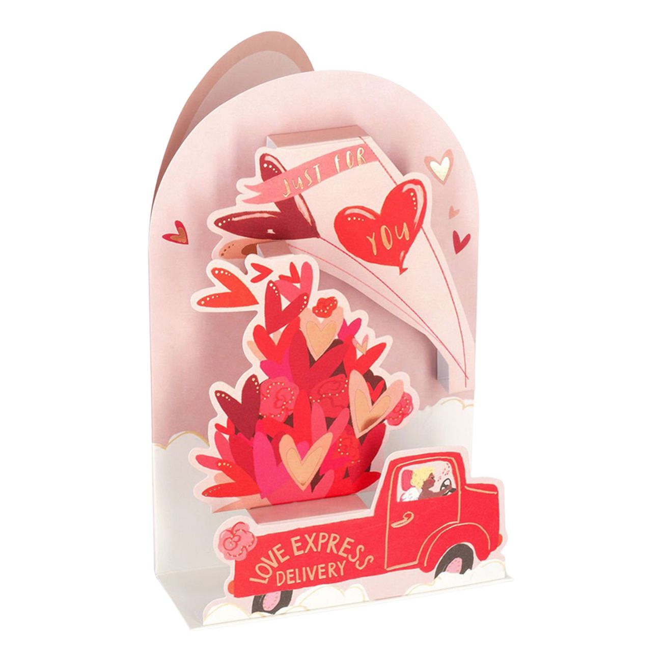 Pop Up-kort Love Express