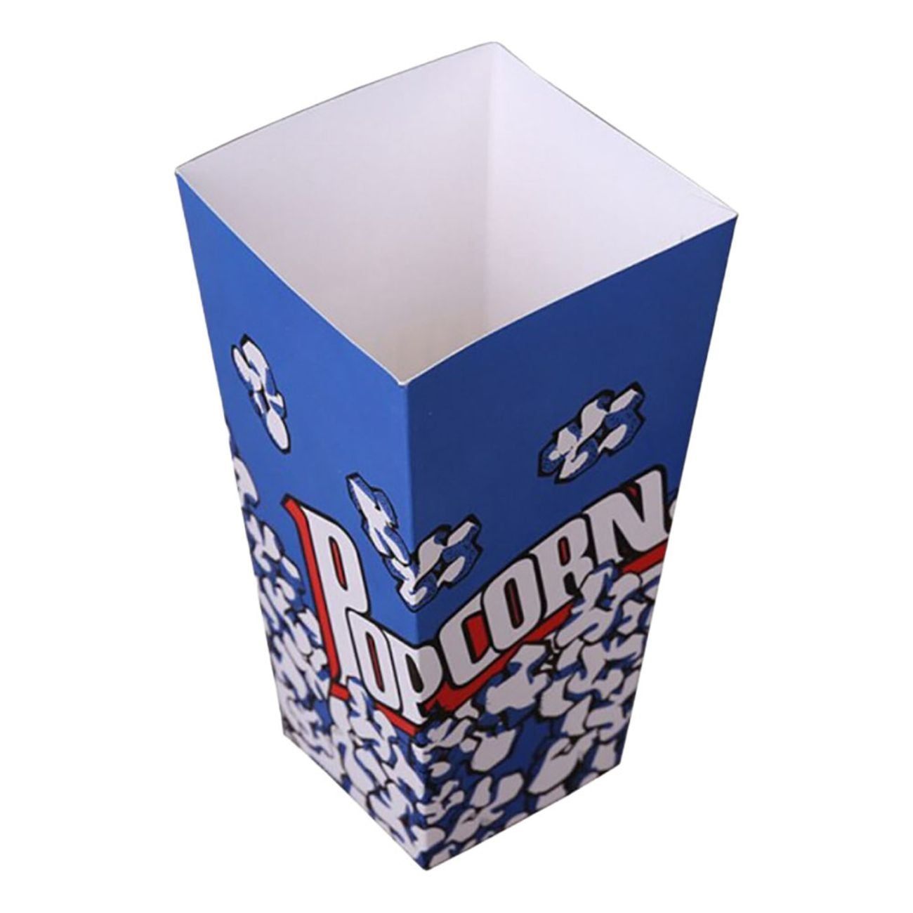 Popcornbägare Blå