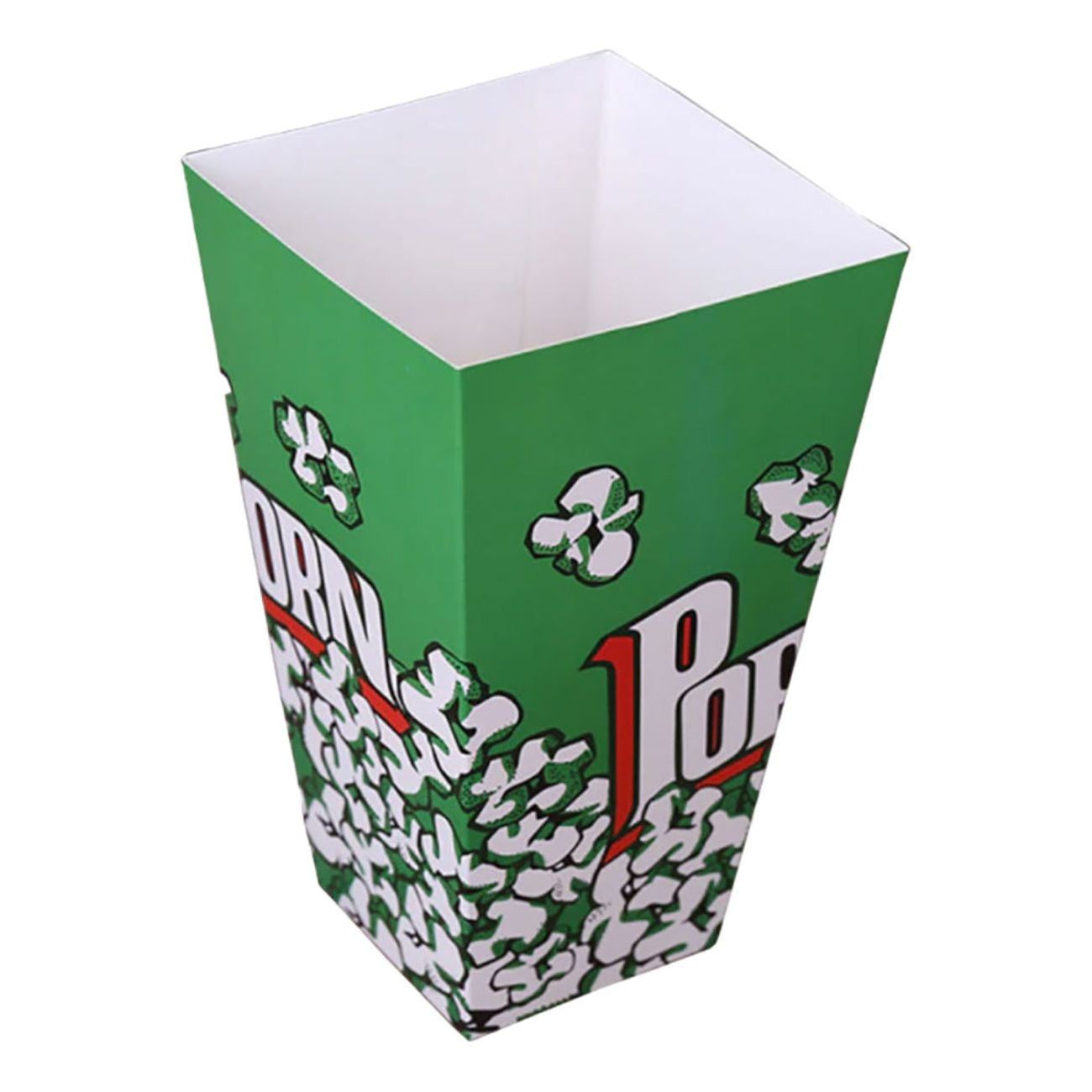 Popcornbägare Grön