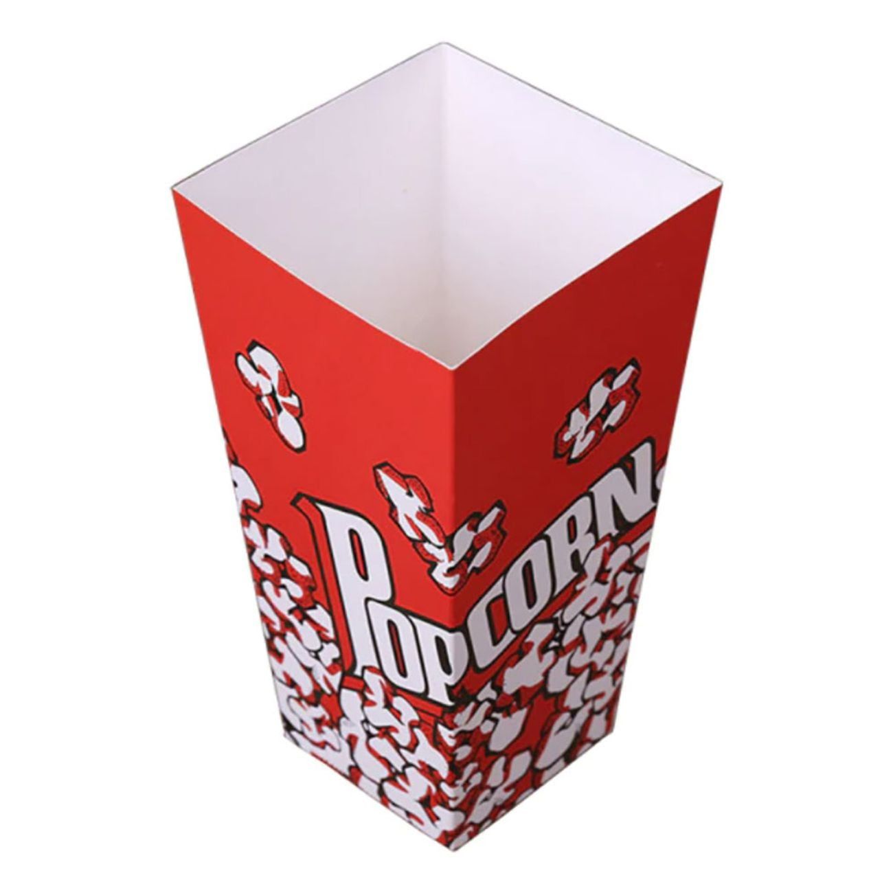 Popcornbägare Röd