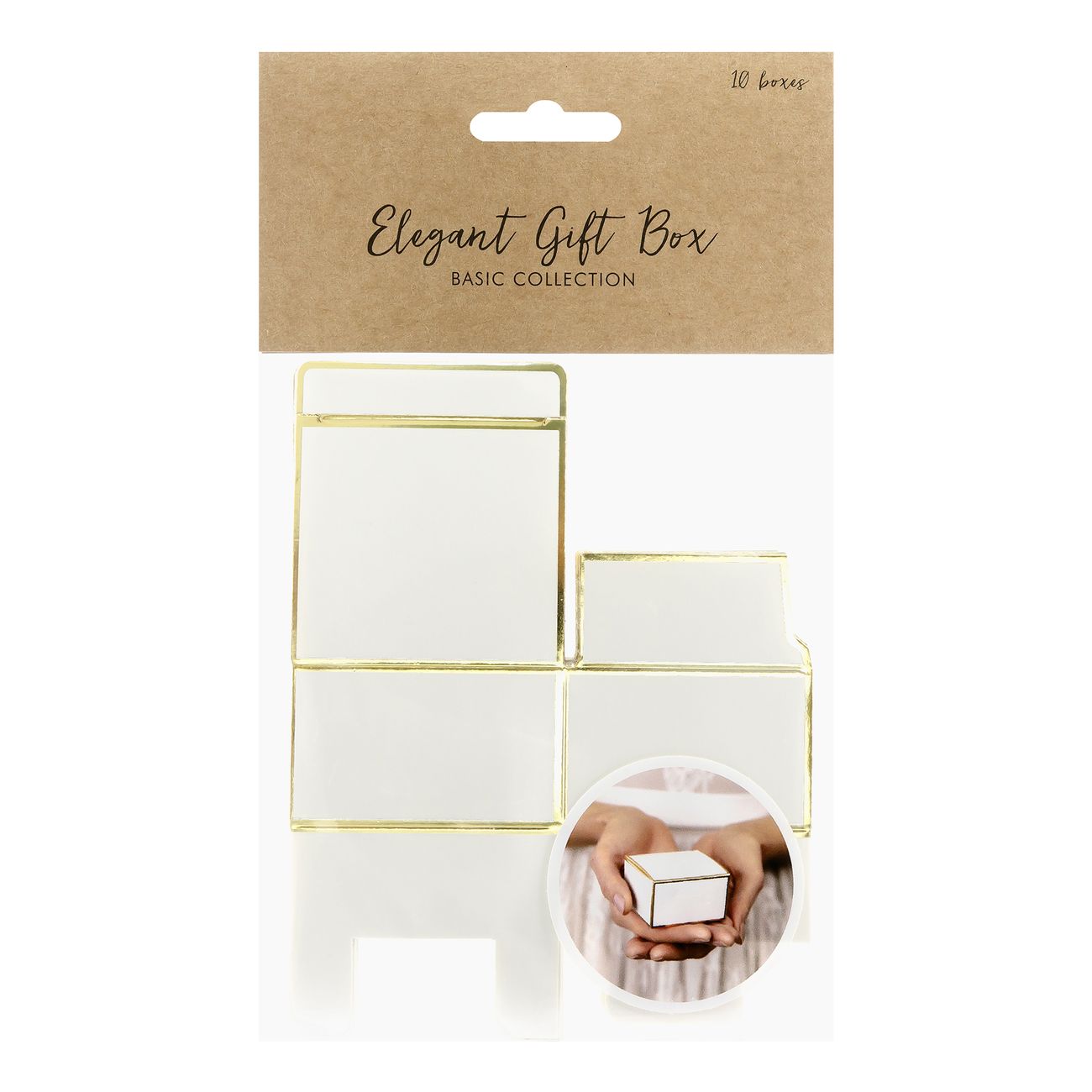 Presentboxar Vit/Guld