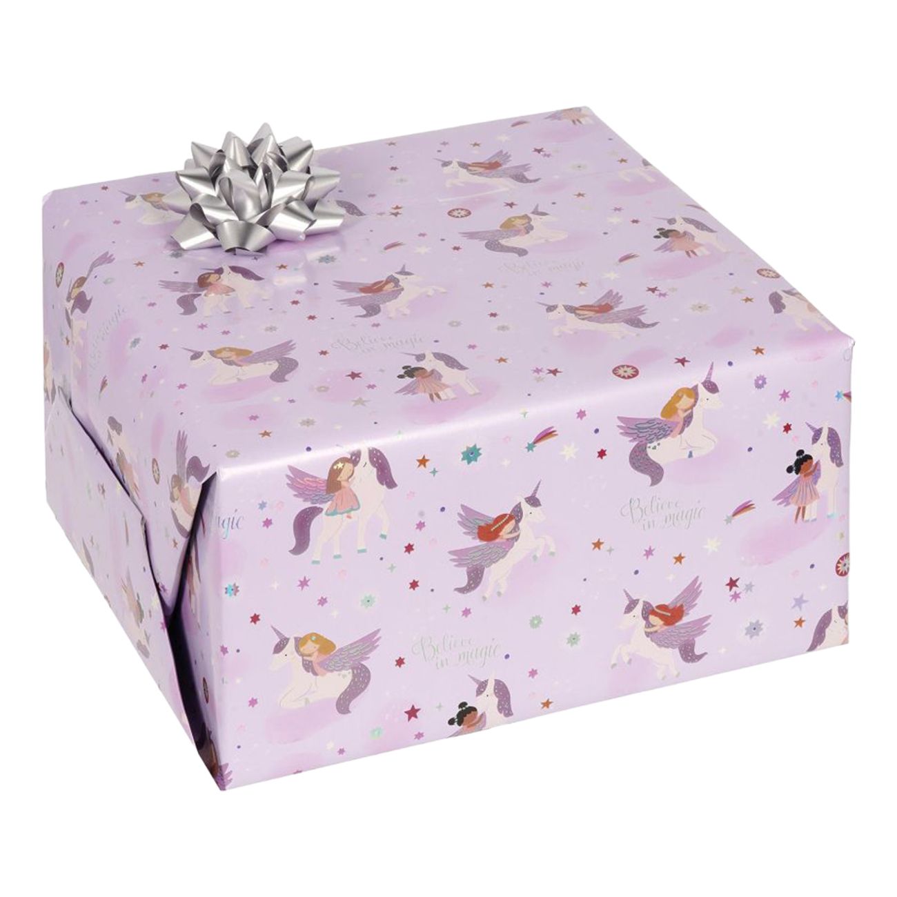 Presentpapper Unicorn Purple