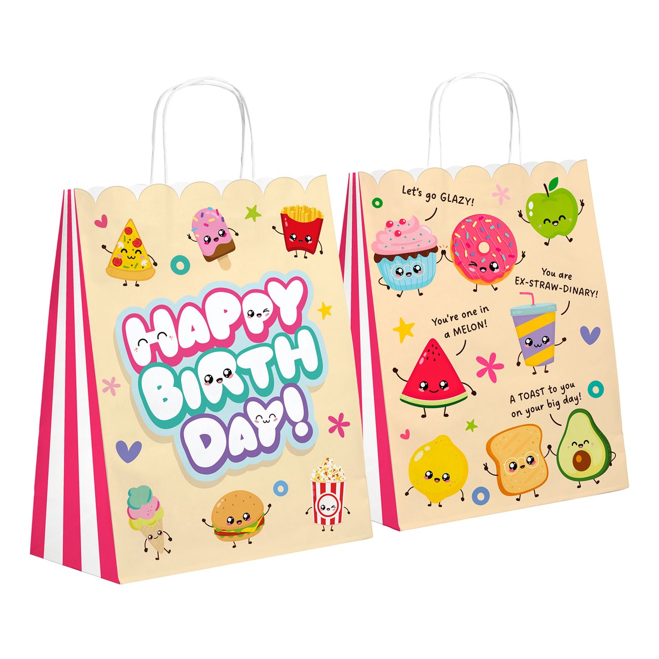Presentpåsar Happy Birthday Kawaii