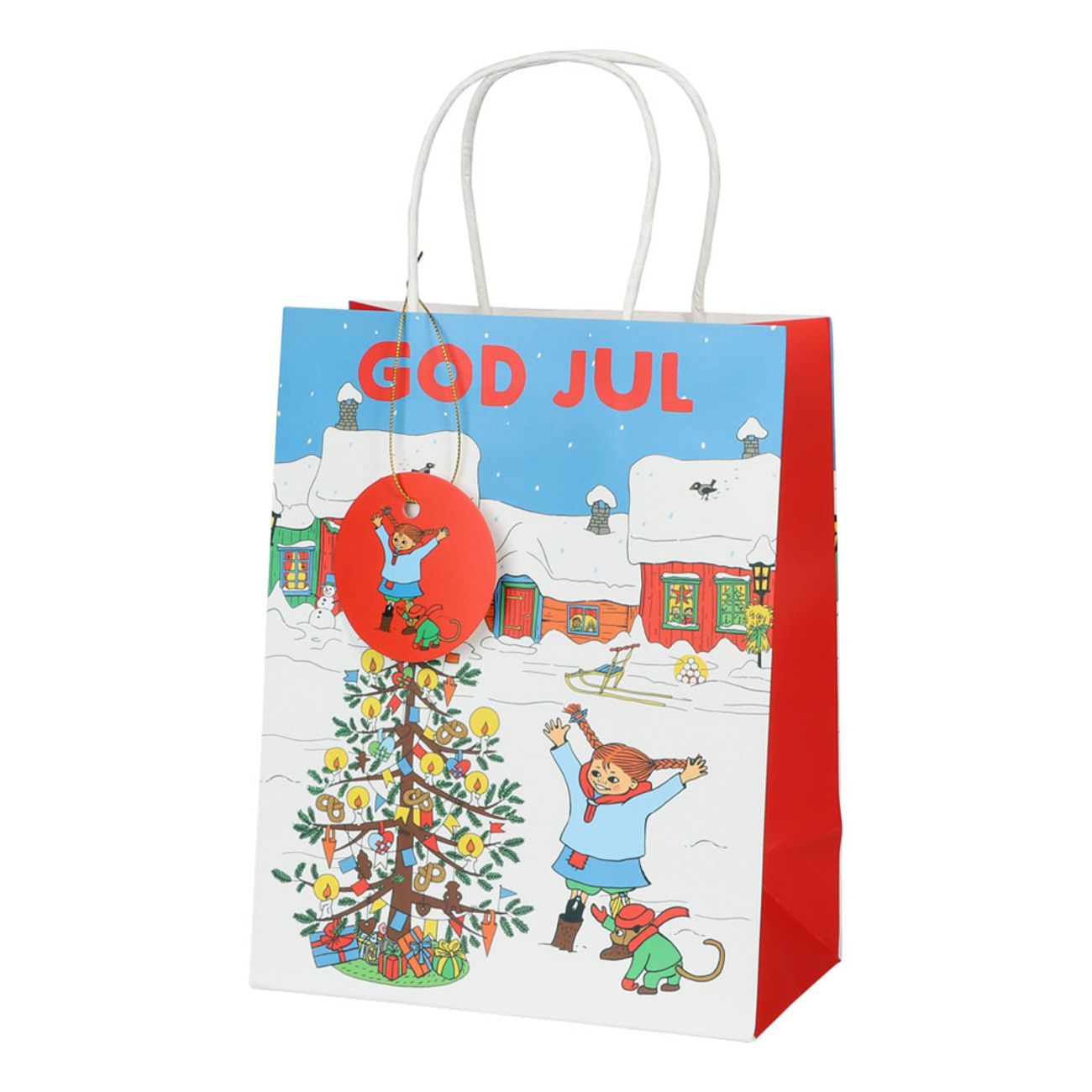 Presentpåse Jul Pippi Långstrump