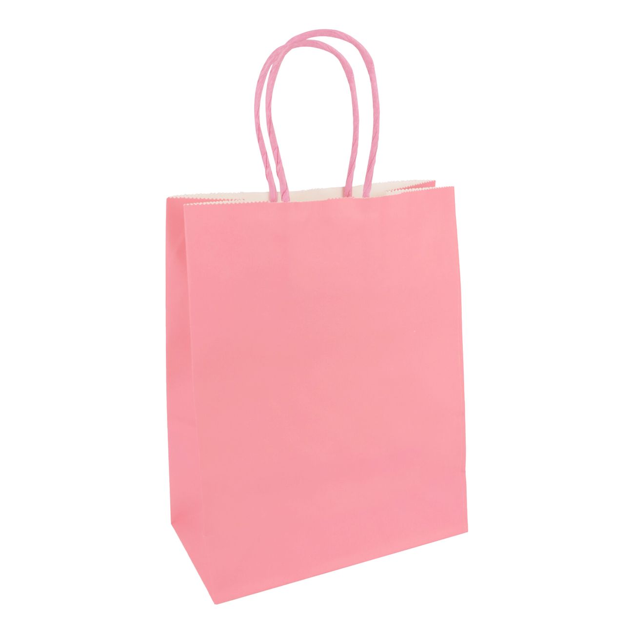 Gavepose med håndtak lys rosa