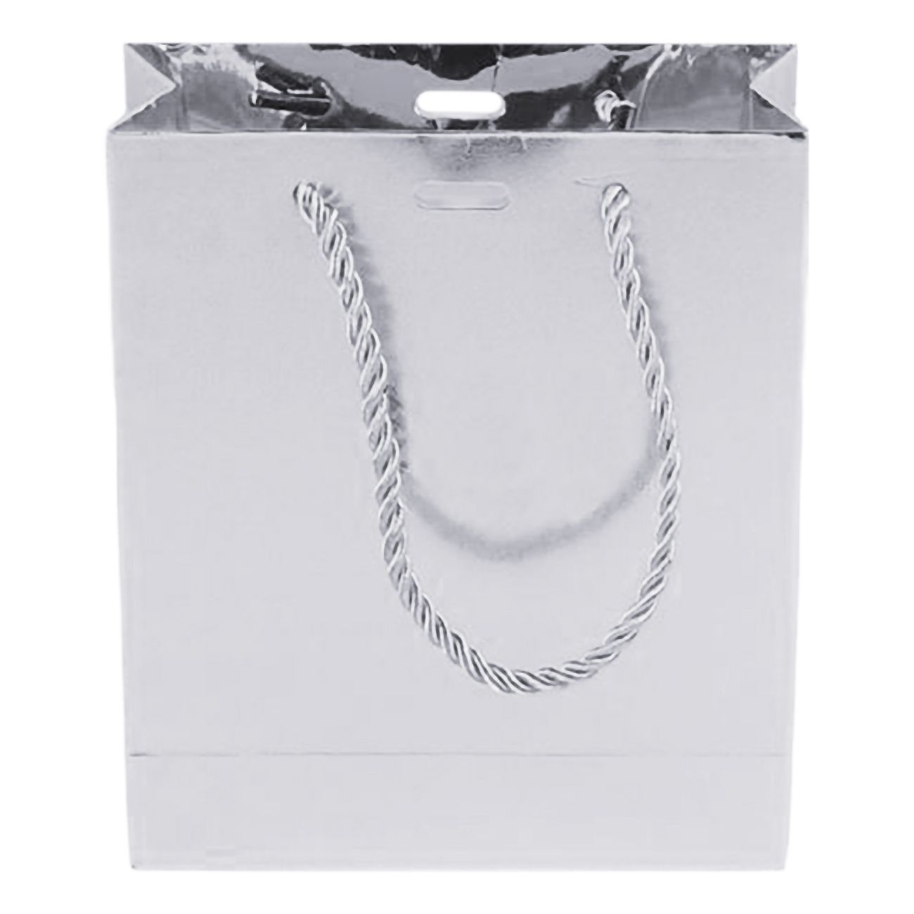 Presentpåse Silver Glansig