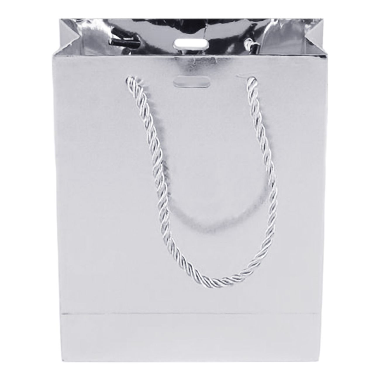 Presentpåse Silver Metallic
