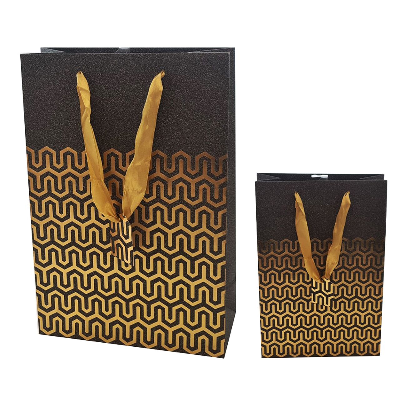 Presentpåse Svart/Guld