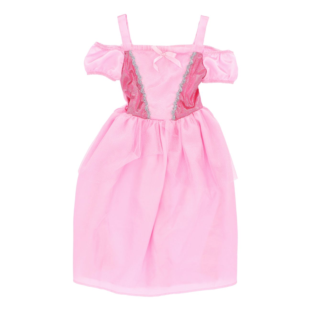 Prinsessa Klänning Rosa Barn Maskeraddräkt