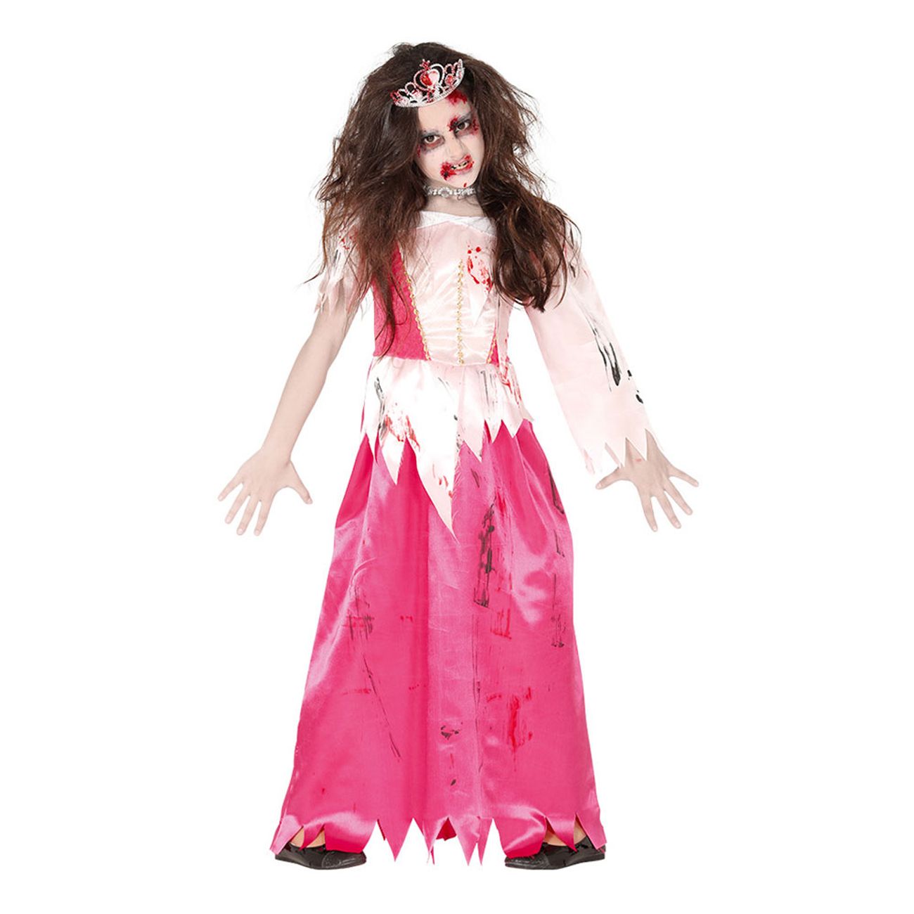 prinsessa-zombie-barn-maskeraddrakt-1