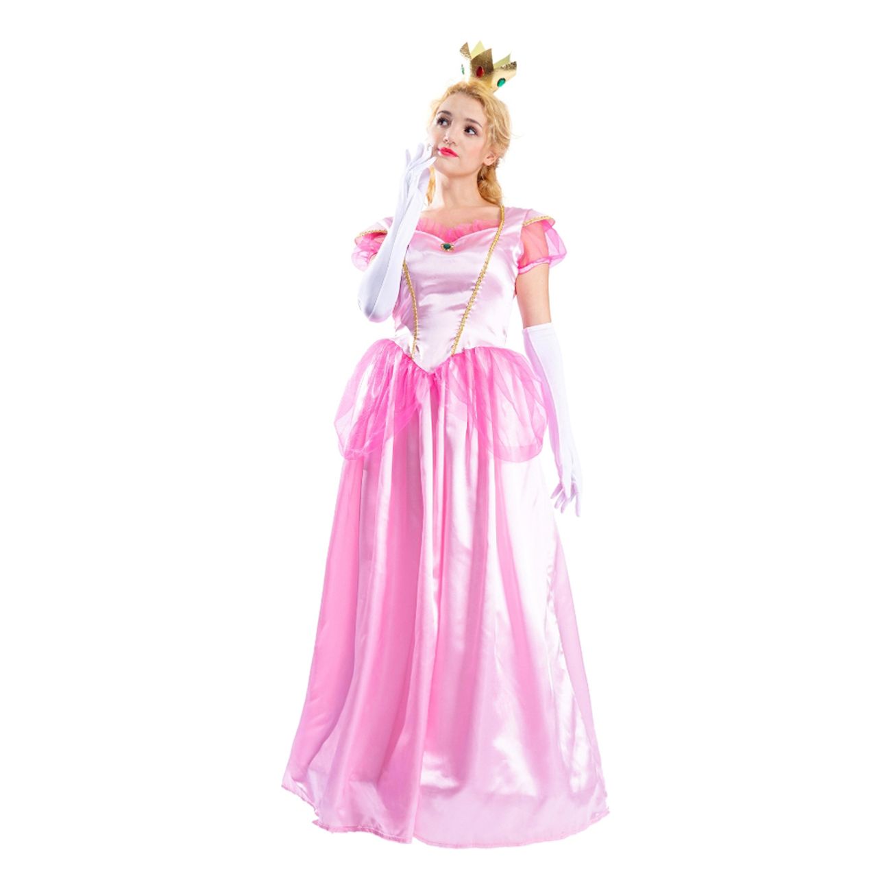 TV-Spels Prinsessa Rosa Maskeraddräkt