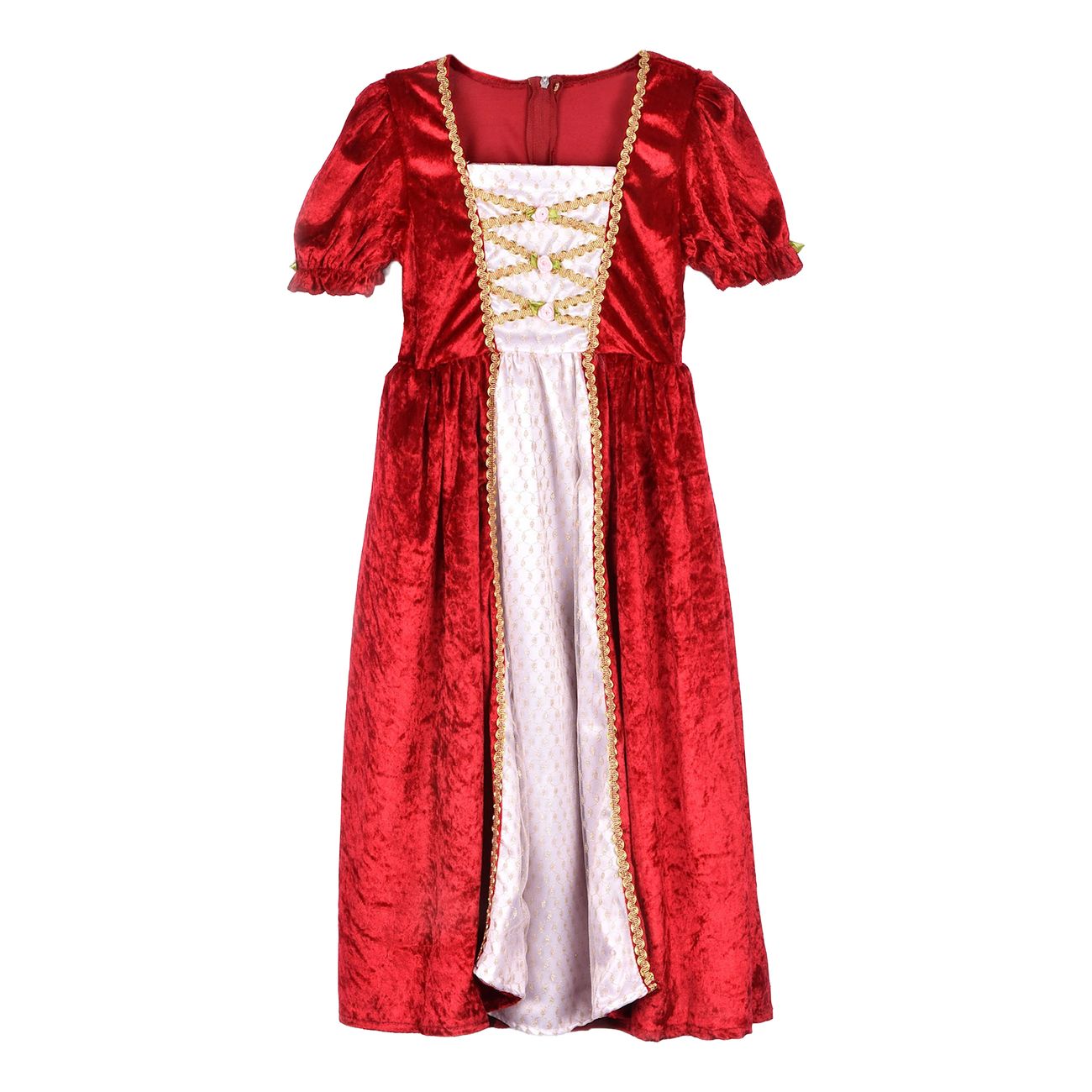 Lasten Prinsessamekko Sametinpunainen