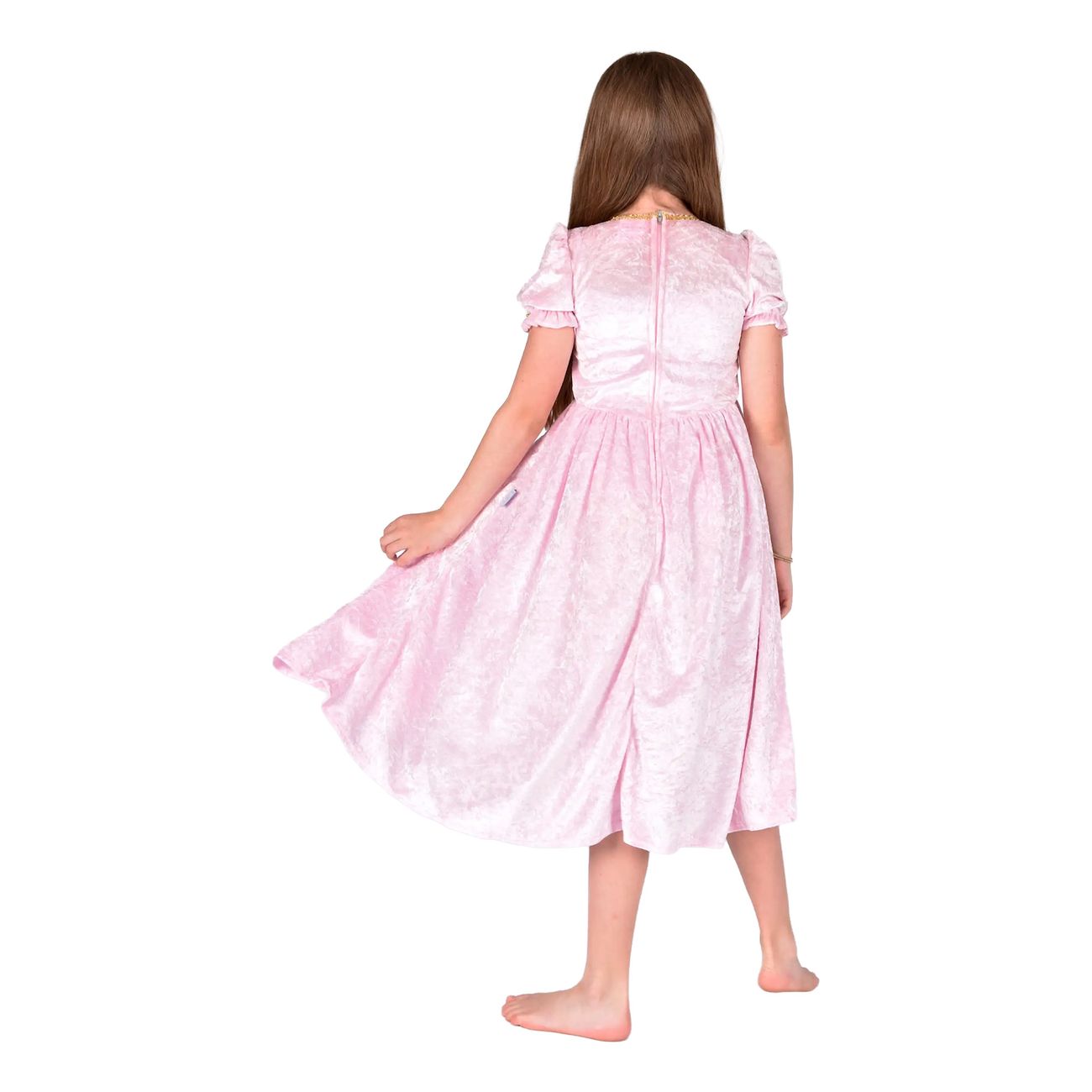Prinsessklänning Sammetsrosa Barn