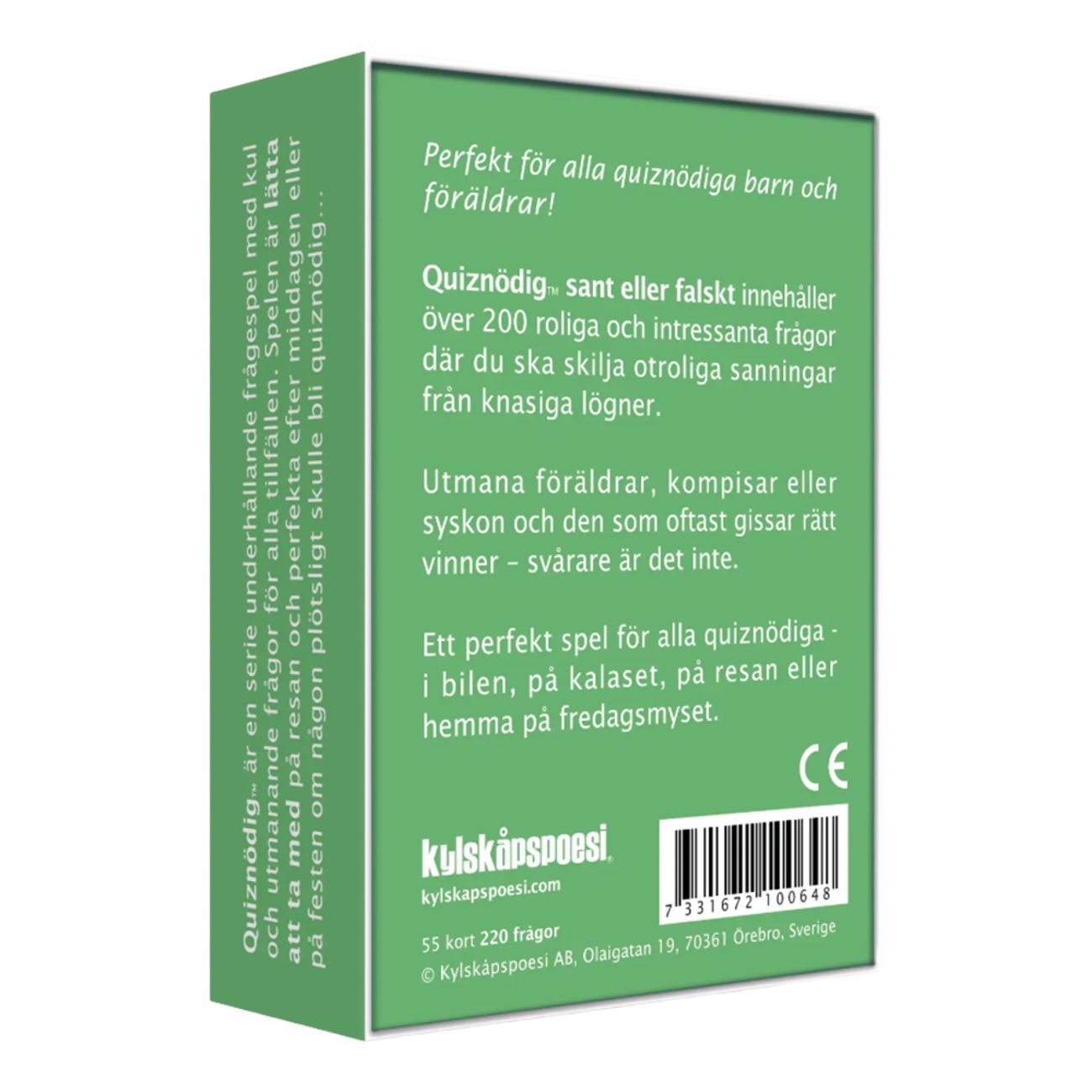 Quiznödig - Sant eller Falskt