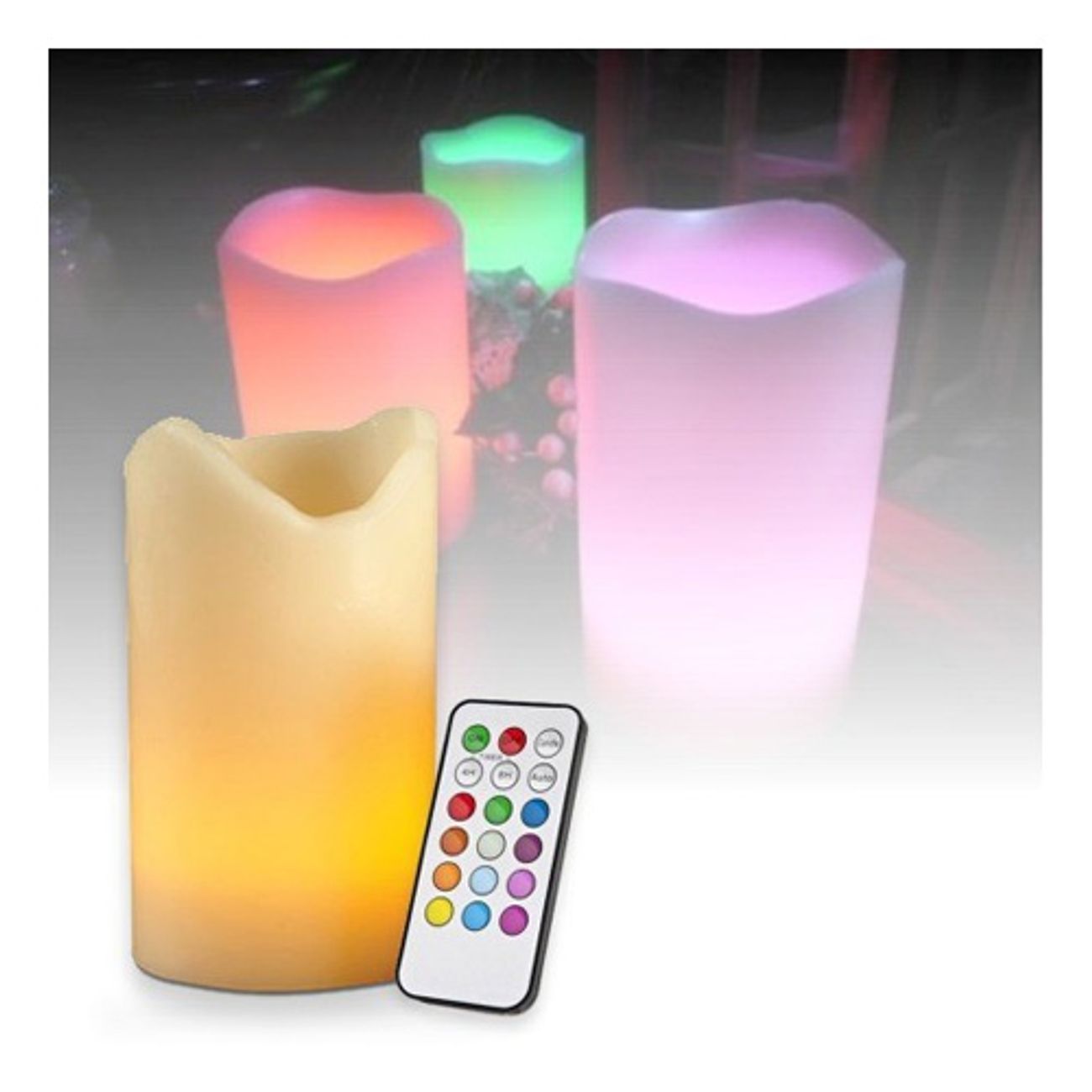 Regnbågsljus med Fjärrkontroll