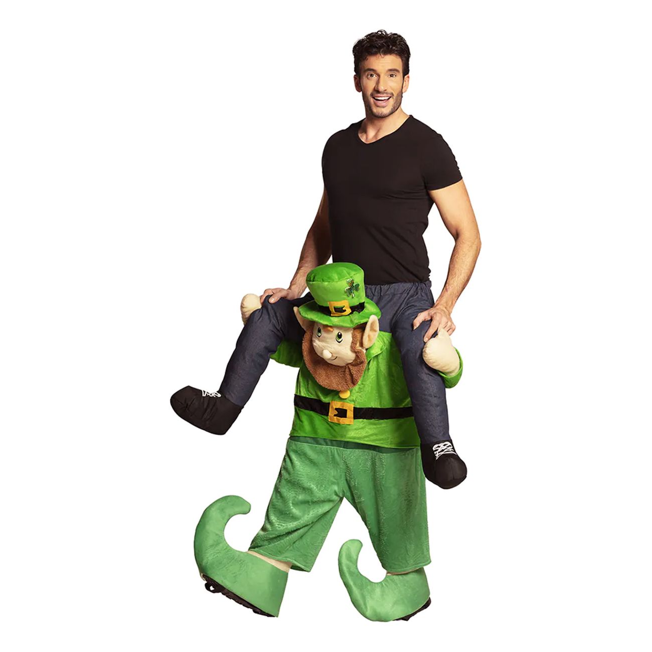 Ridande Leprechaun Maskeraddräkt