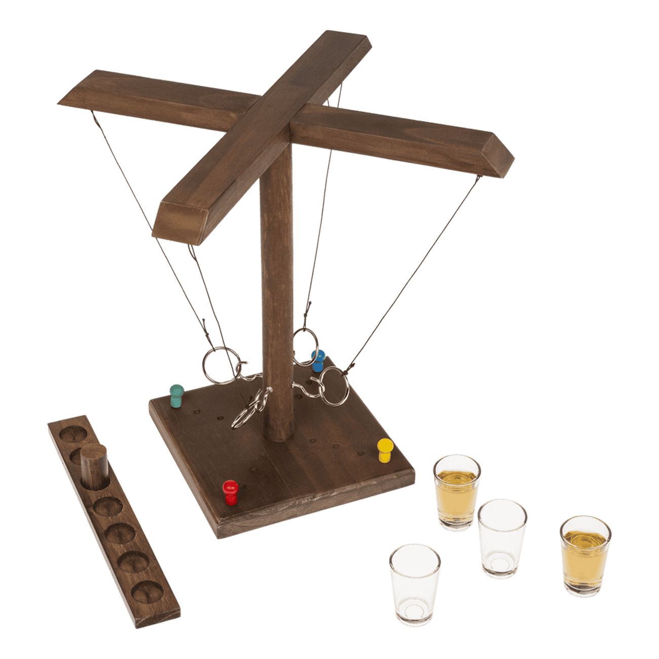 Ring Toss Shotspel i Trä