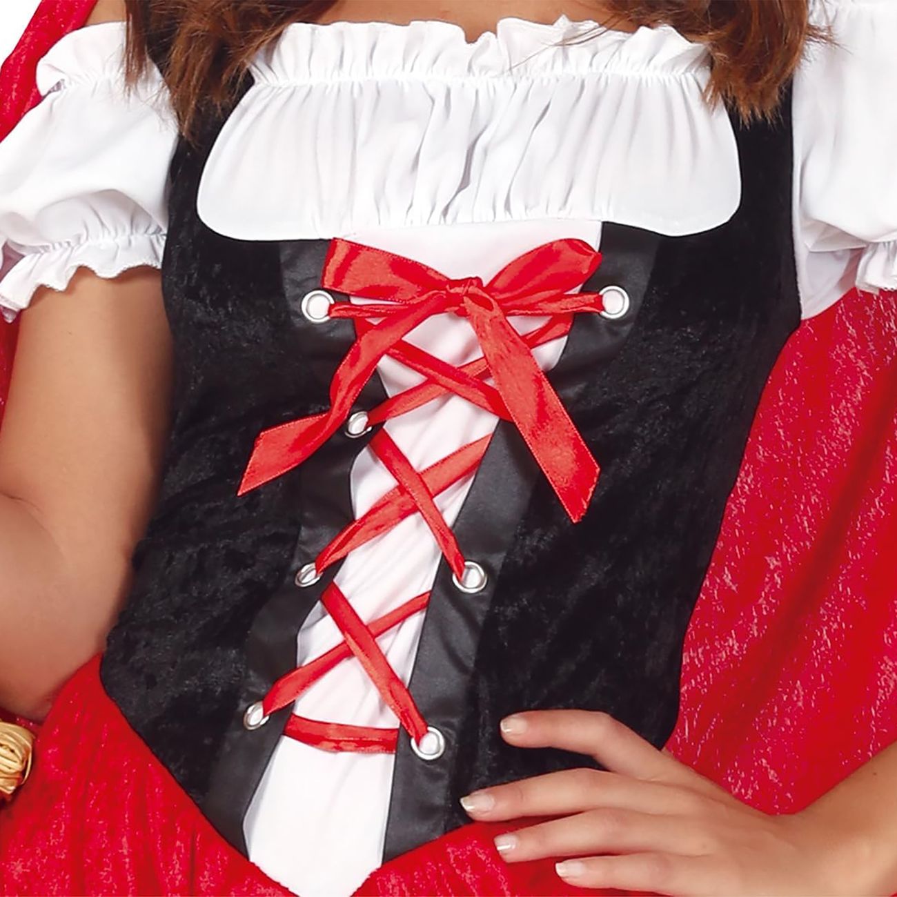 Rödluvan med Klänning Maskeraddräkt