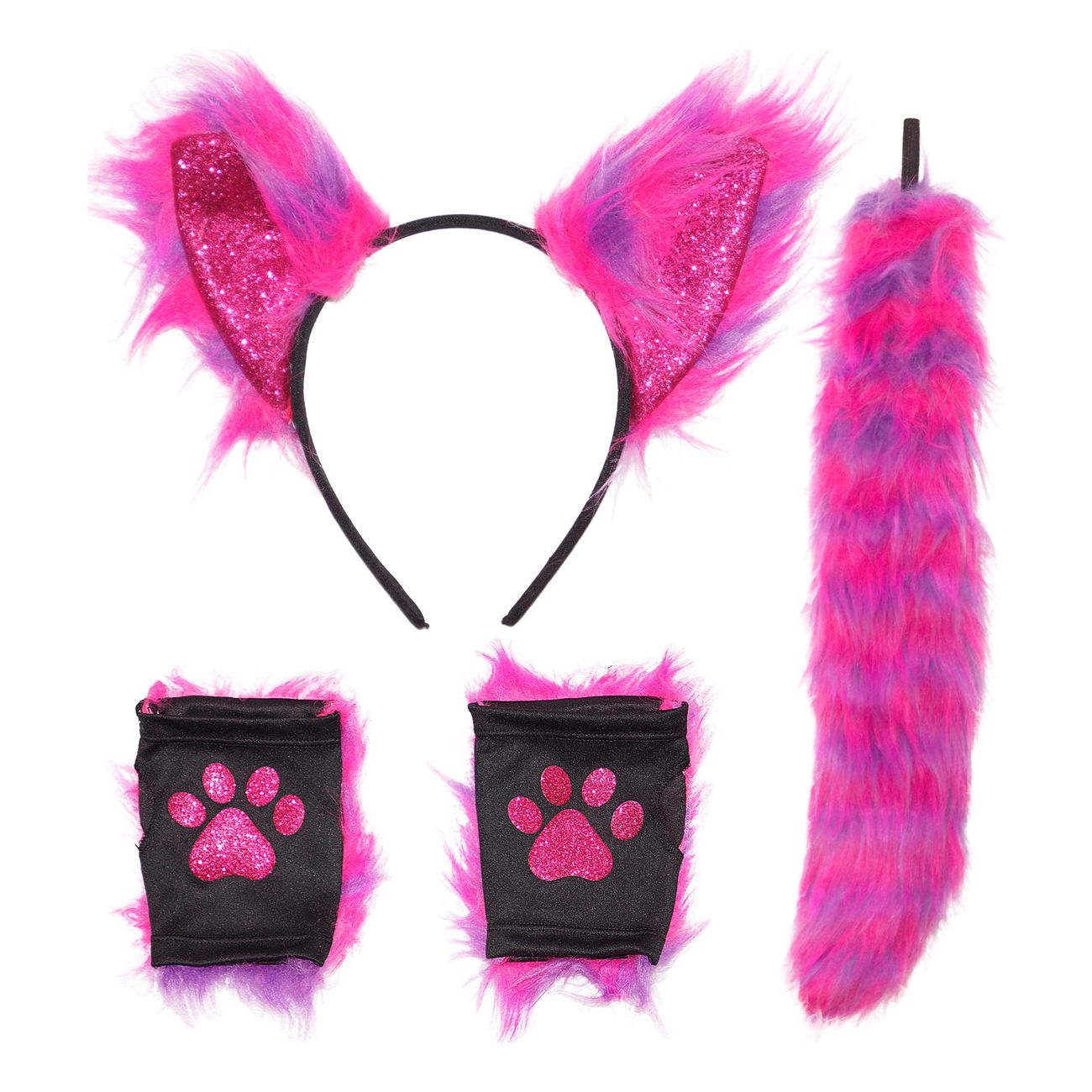 Rosa Neon Katt Tillbehörskit