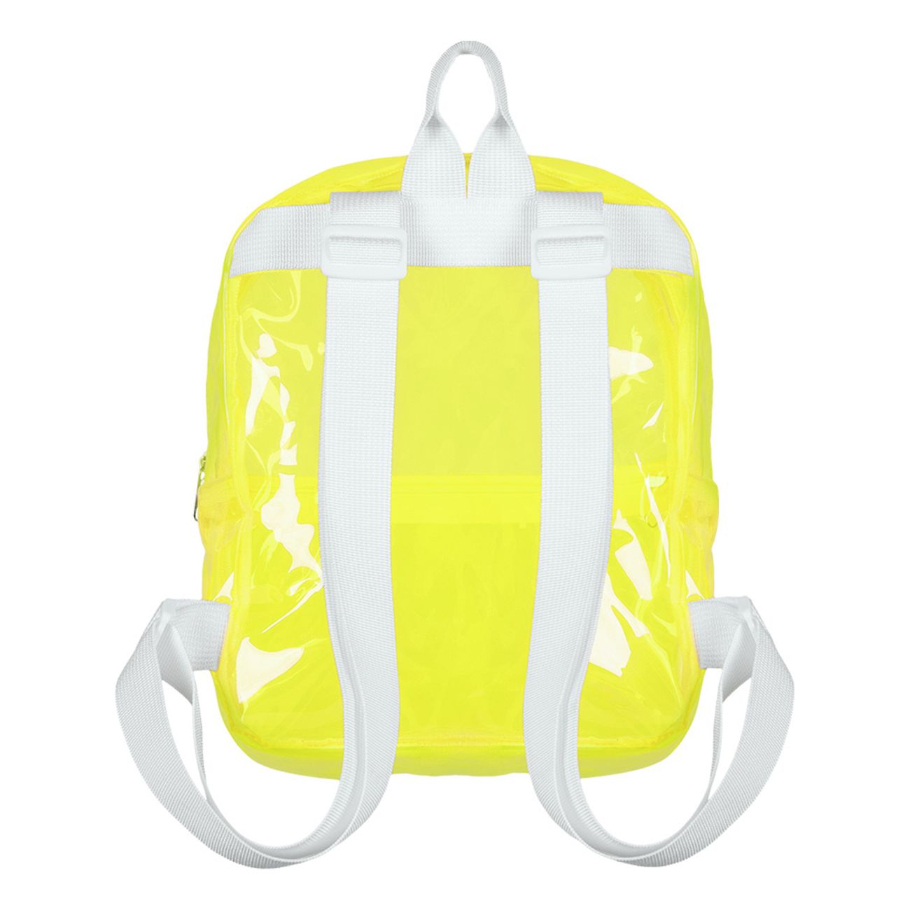 Ryggsäck Transparent Neongul