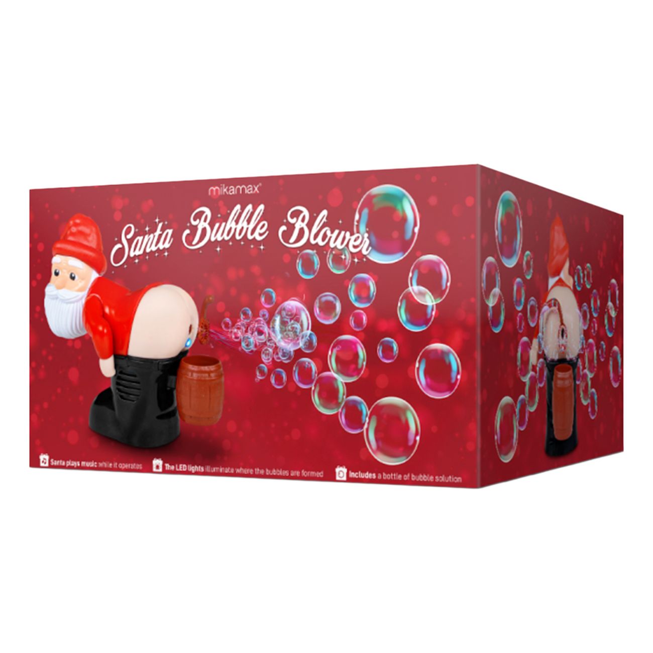 Såpbubbelmaskin Tomte