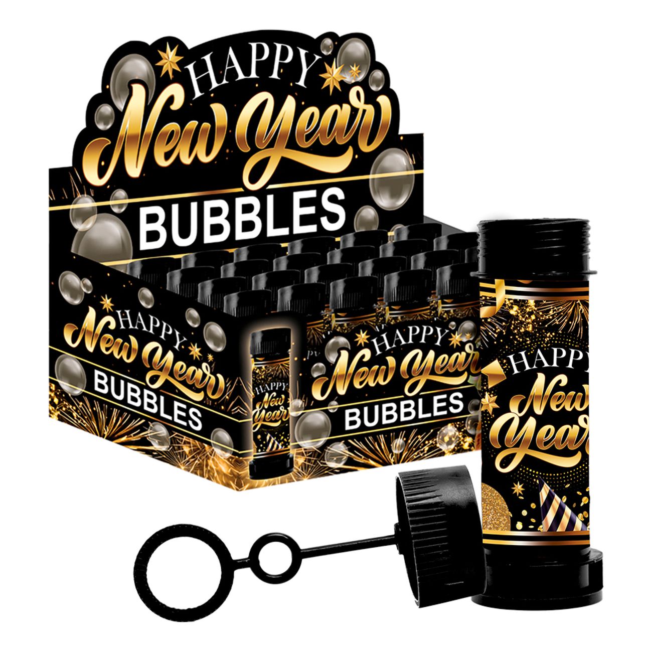 Såpbubblor Happy New Year Storpack