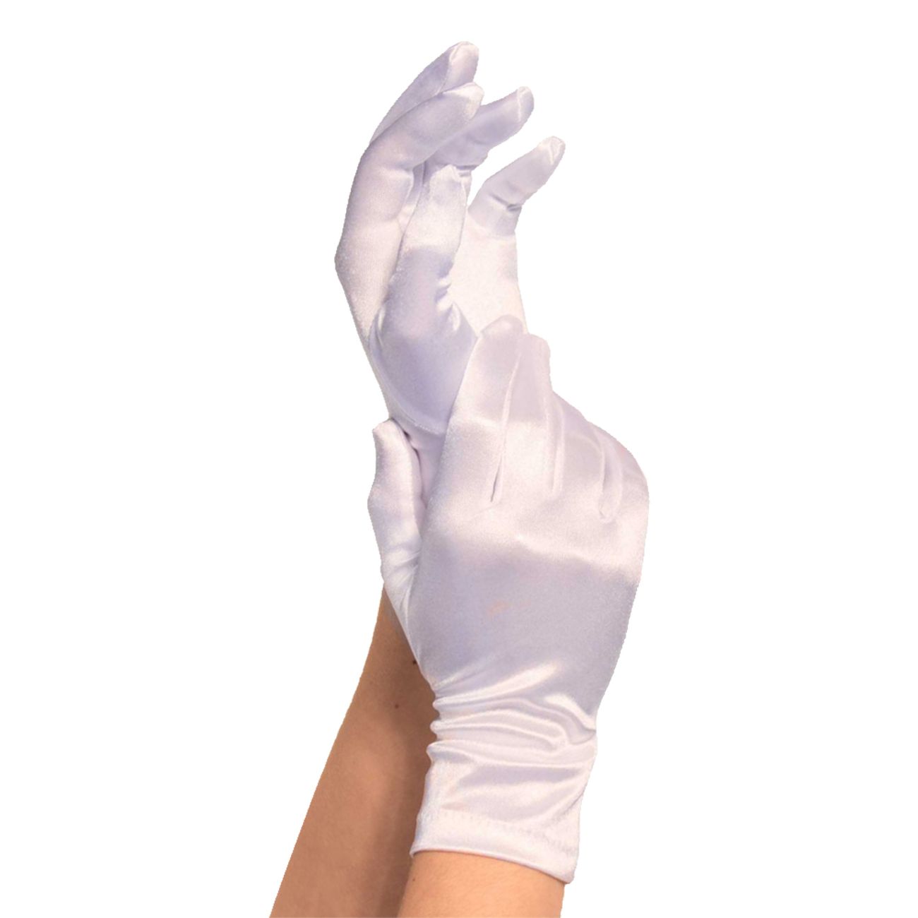 Satinhandskar Vit Deluxe