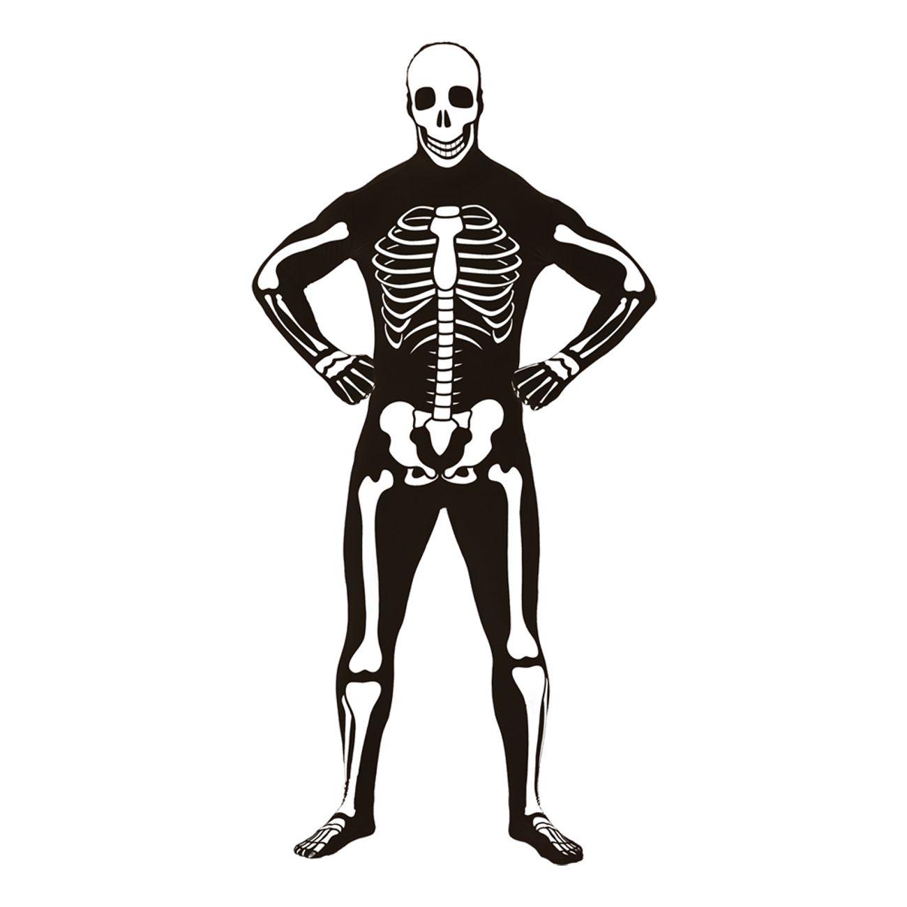 second-skin-skelett-maskeraddrakt-1