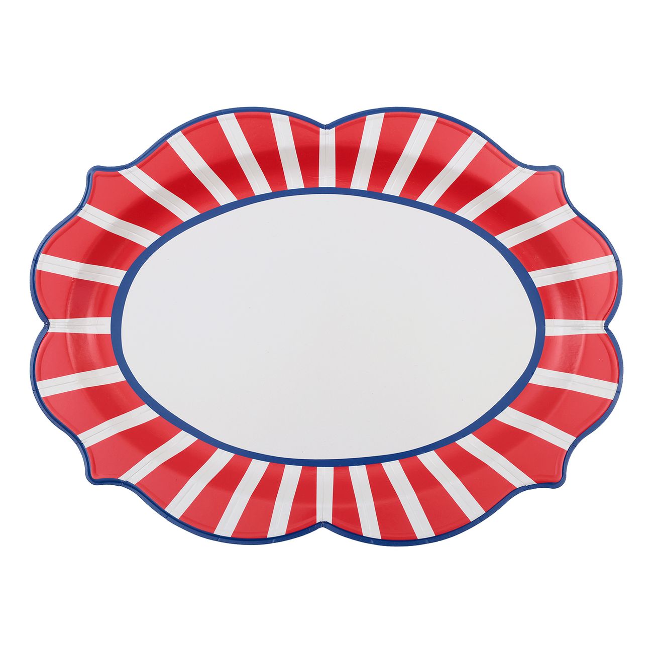 Serveringsbricka Röd/Blå