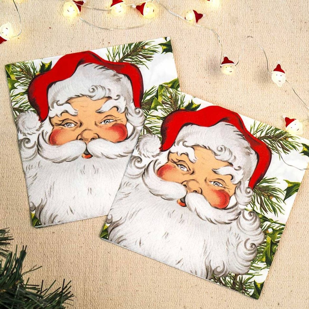 Servietter Botanical Santa