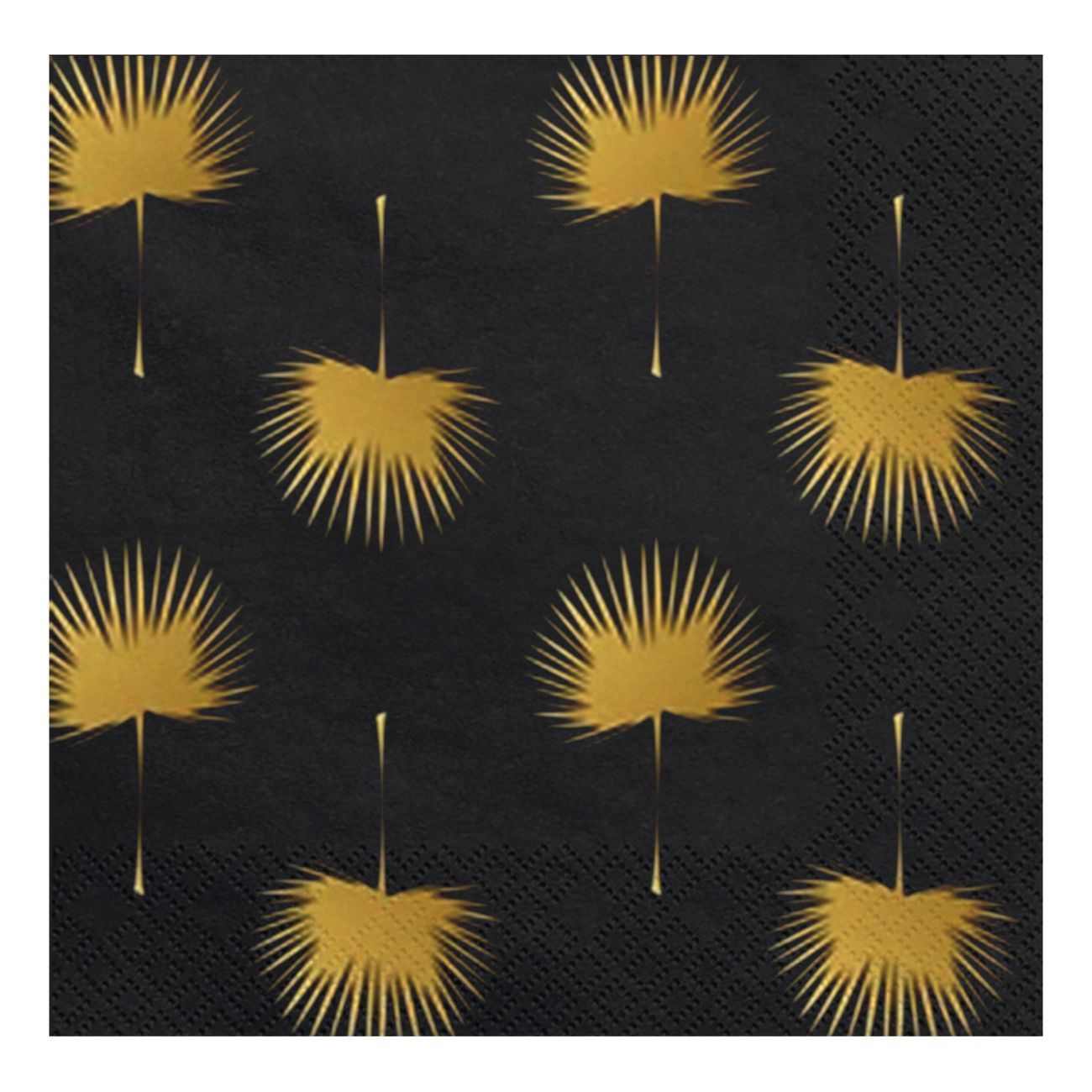 Lautasliinat Kultalehti Musta