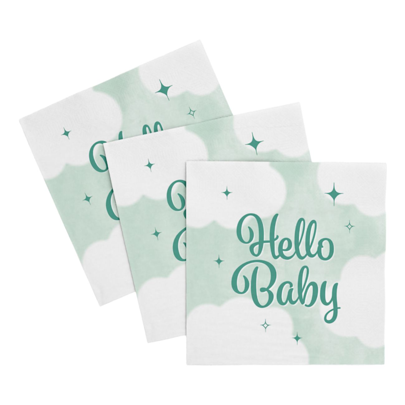 Servetter Hello Baby