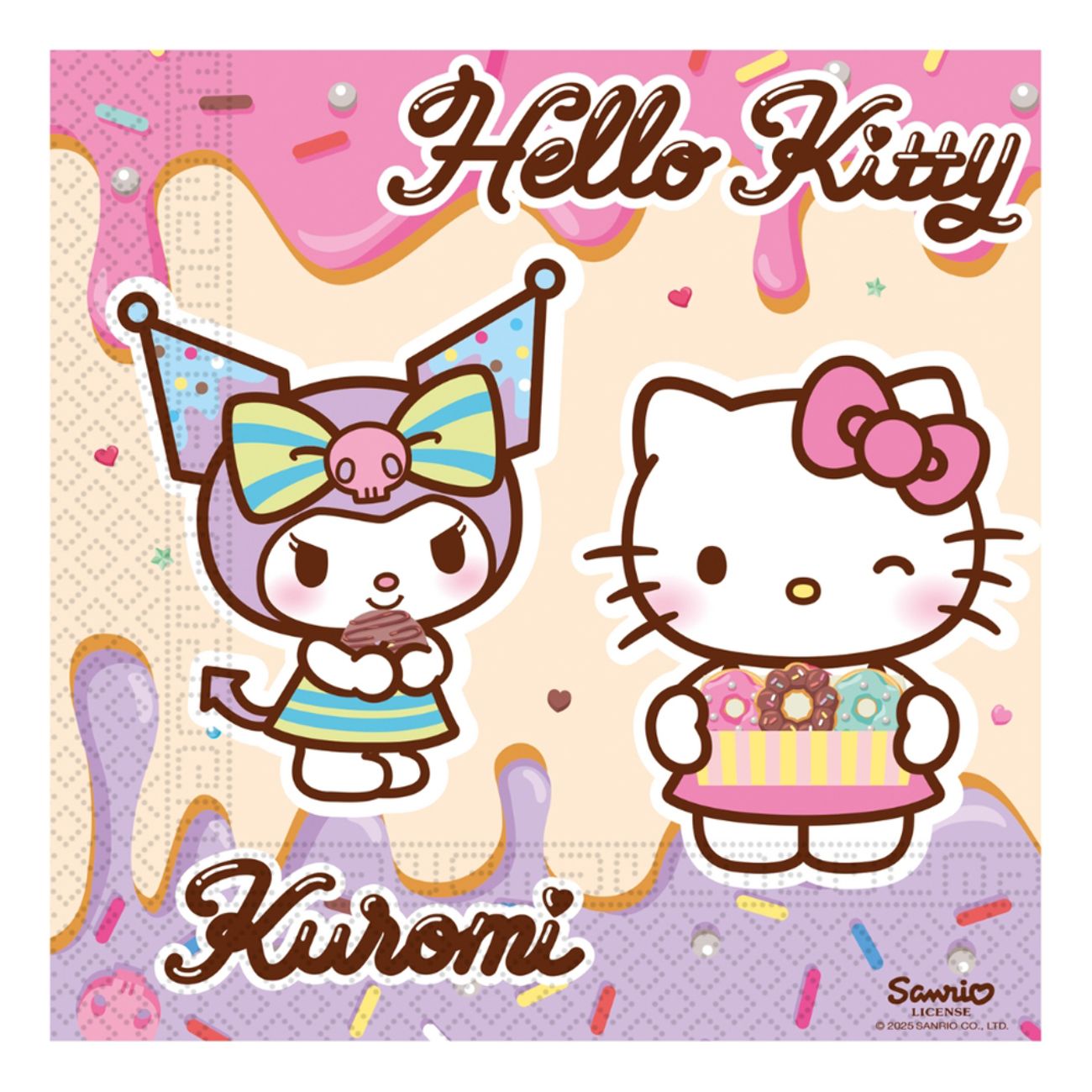 Lautasliinat Hello Kitty & Kuromi