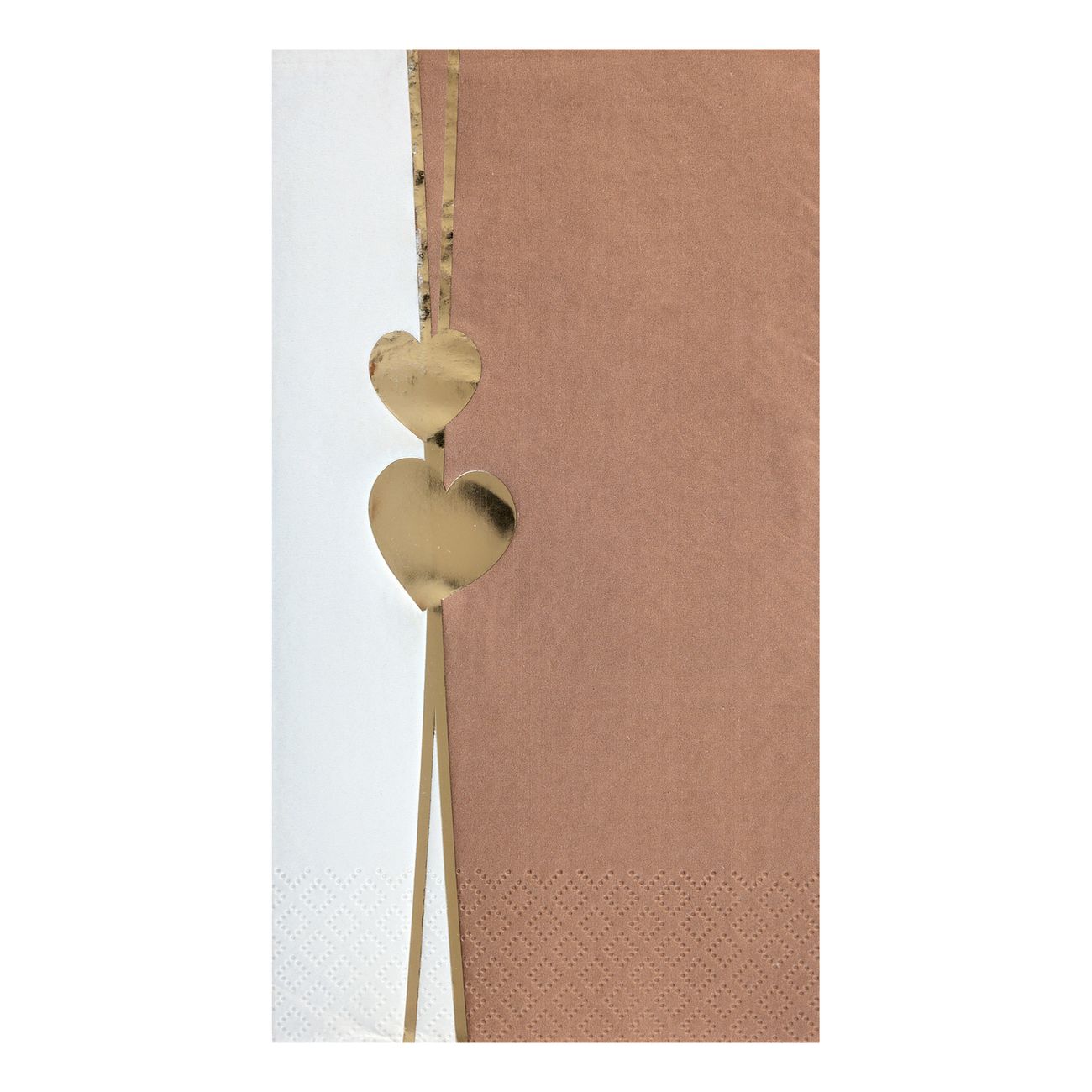 Servetter Hjärta Mocha