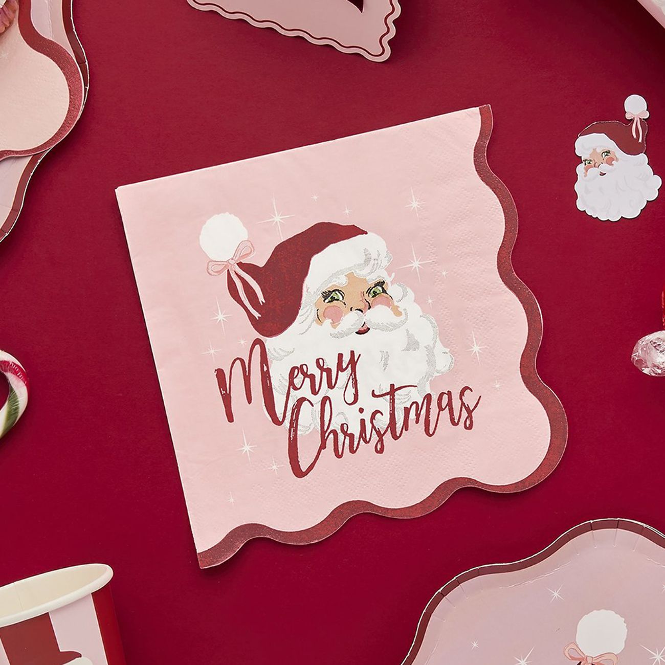 Servetter Vintage Tomte