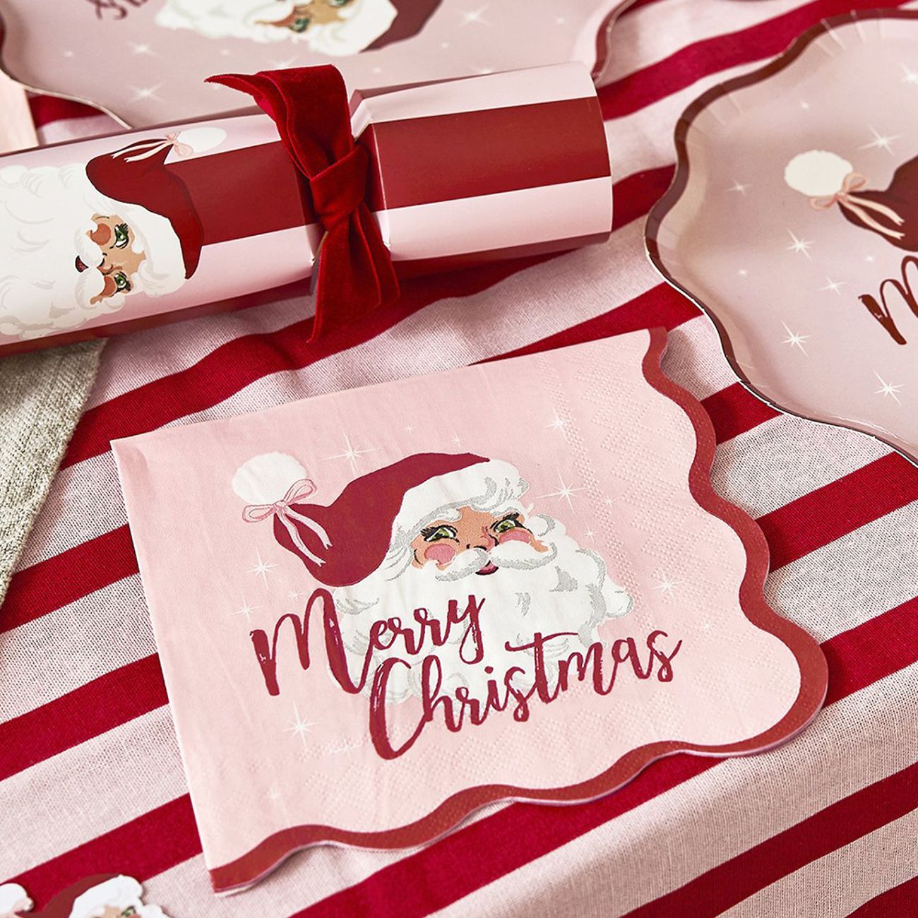 Servetter Vintage Tomte