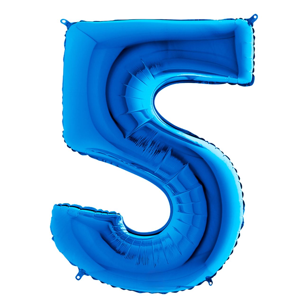 Talballon Blå Metallic