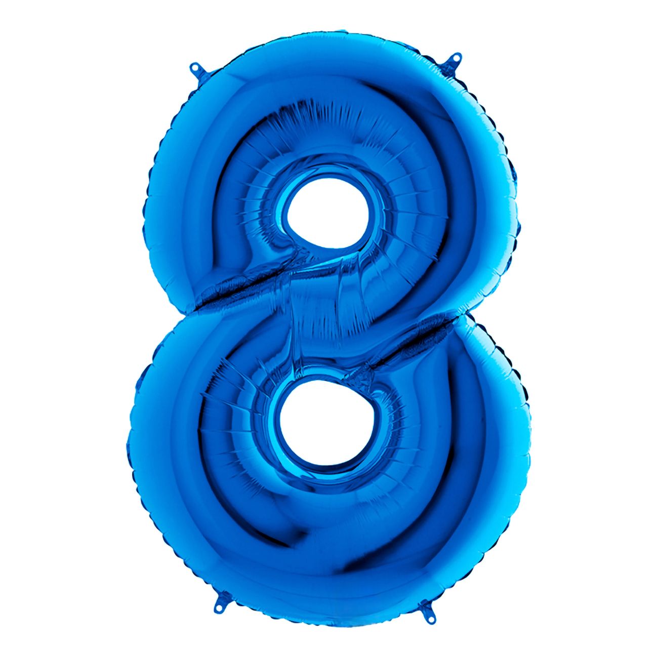 Talballon Blå Metallic