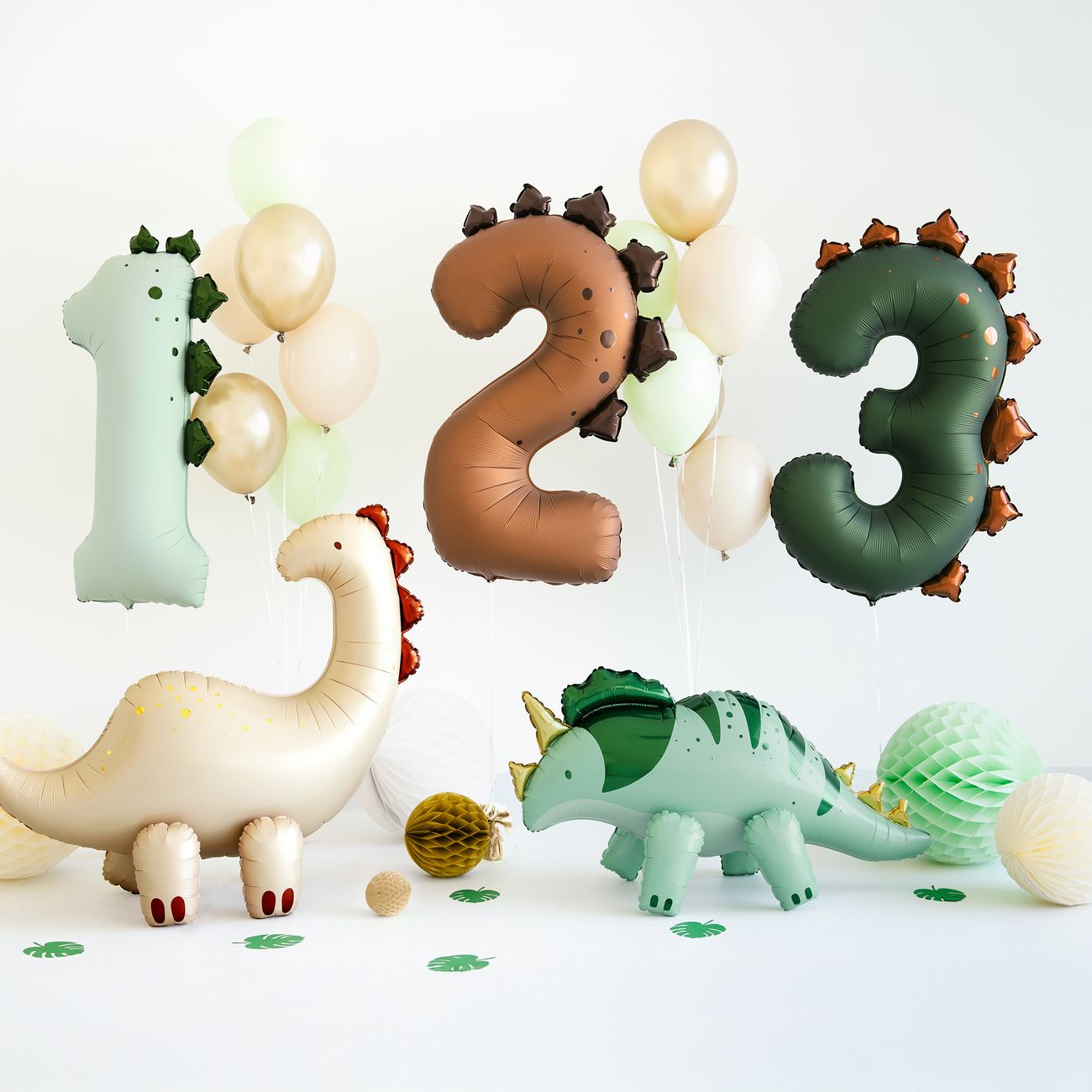 Dinosaurusteemainen Numerofolioilmapallo