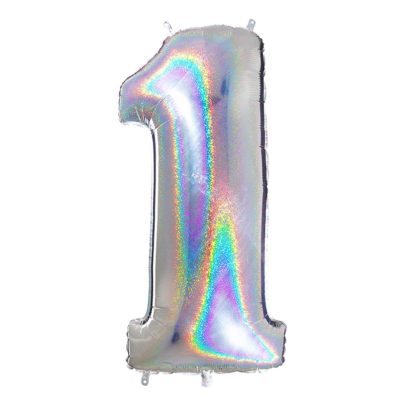 Tallballong Glitter Sølv