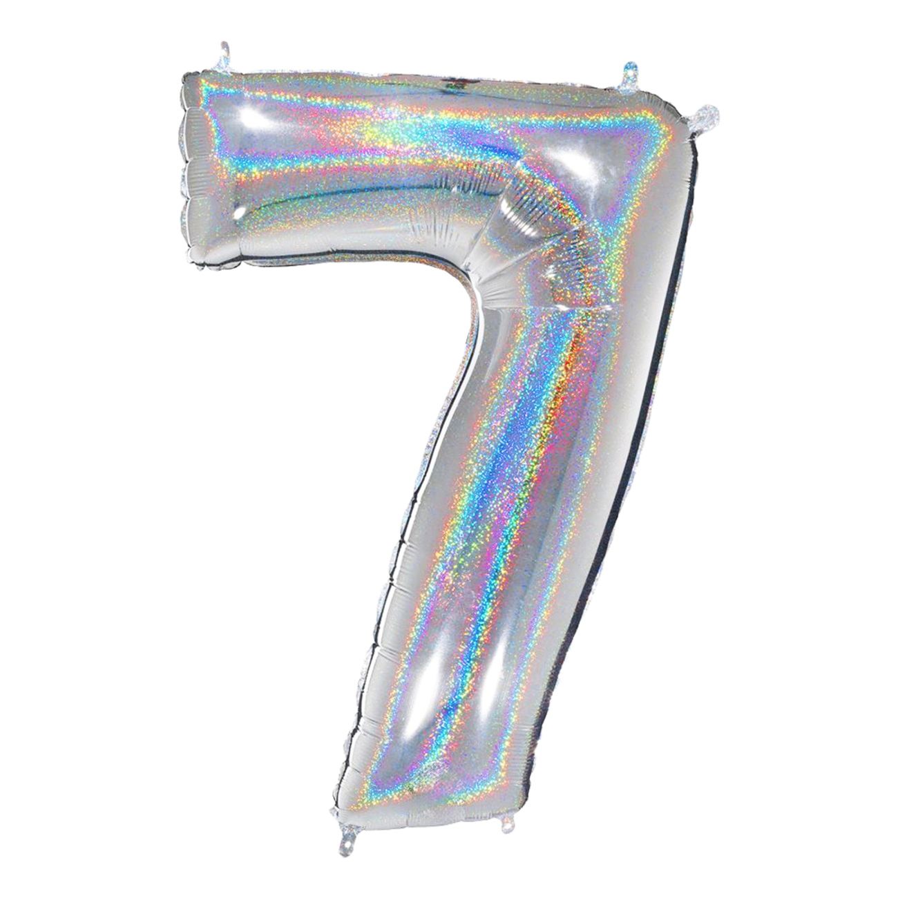 Tallballong Glitter Sølv