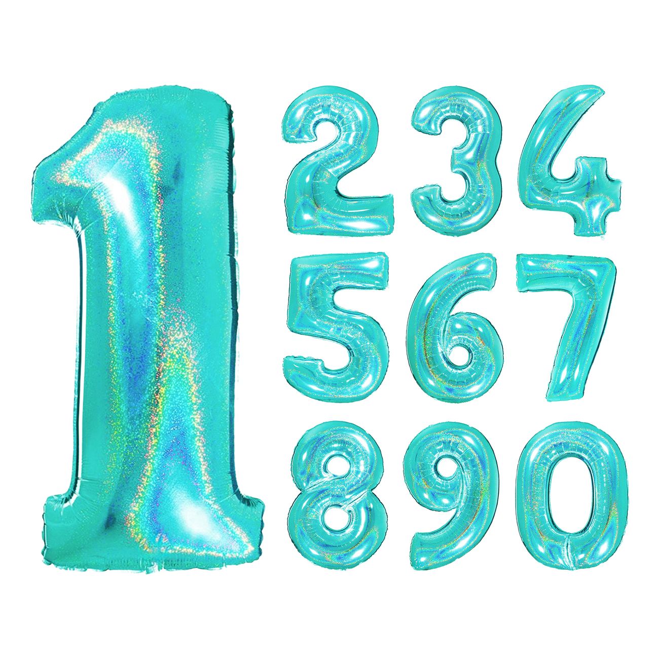 Tallballong Glitter Turkis